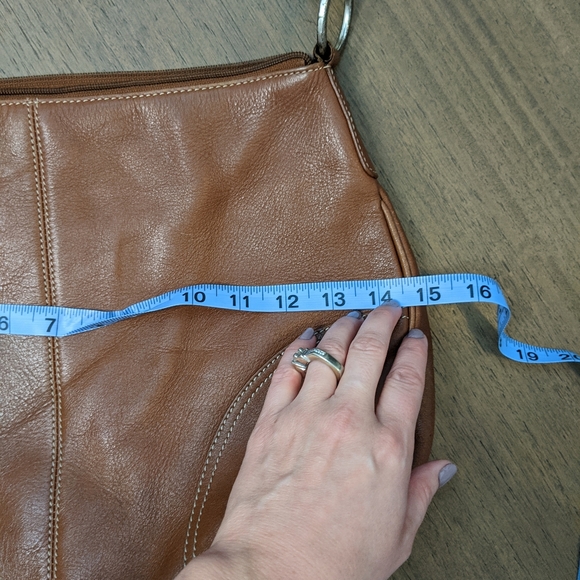 Fossil Brown Leather Shoulder Bag - Picture 3 of 9